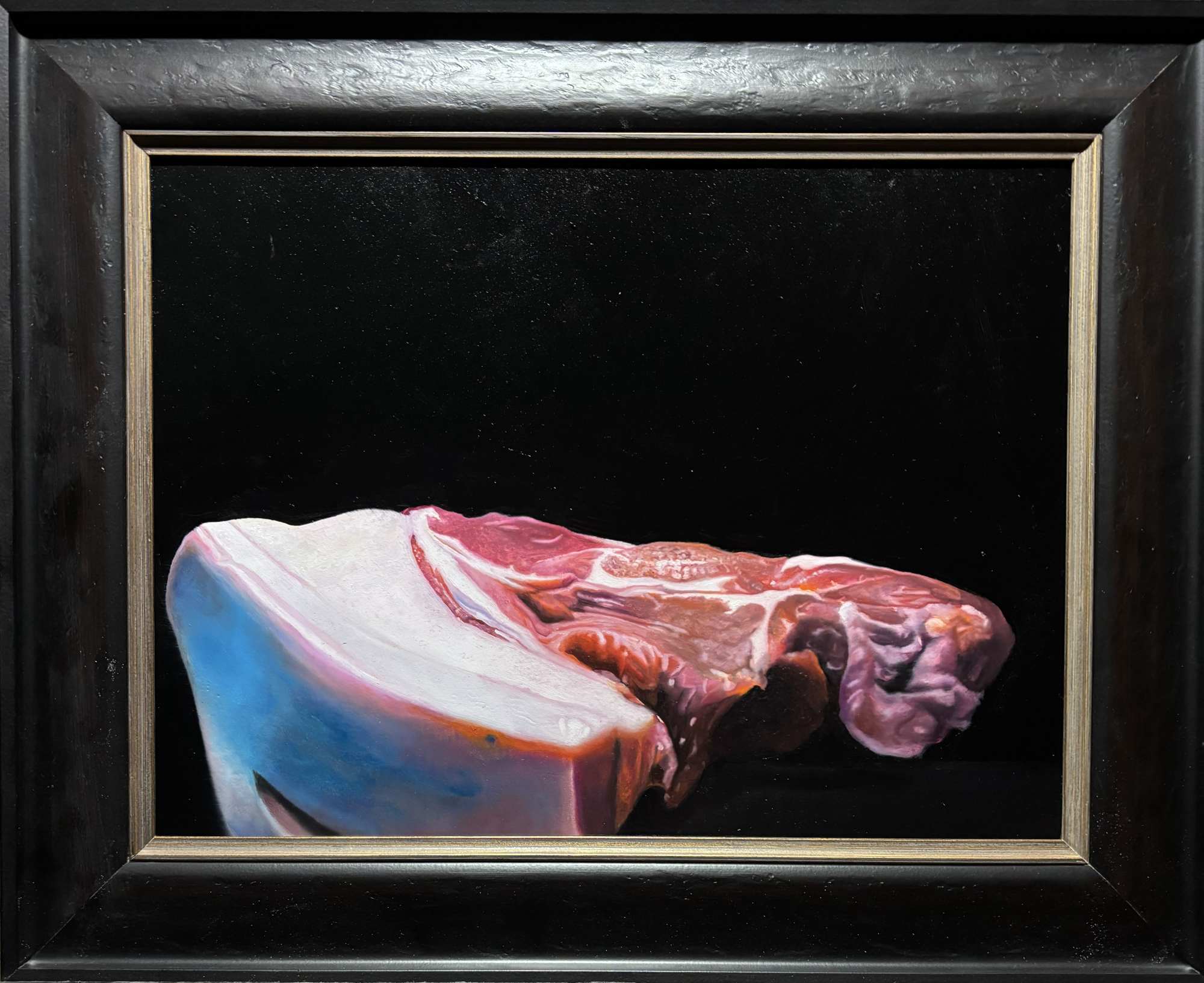 L'Origine du langage, oil on canvas, 50×40 cm, 2026